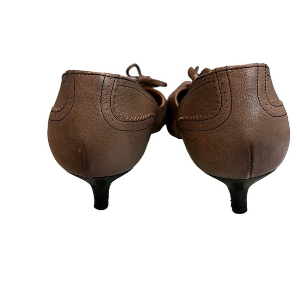 Hermes Vintage Tassel Bow Kitten Heels, Sz 40 - Picture 11 of 16